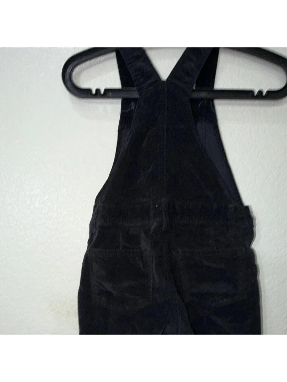 Old Navy Girls Black Denim Overalls Size 8 Adjustable Straps Casual Kids